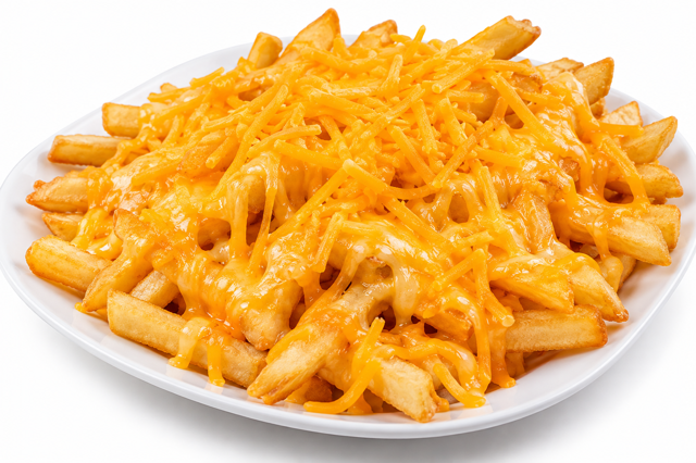 CHEESE FRIES.