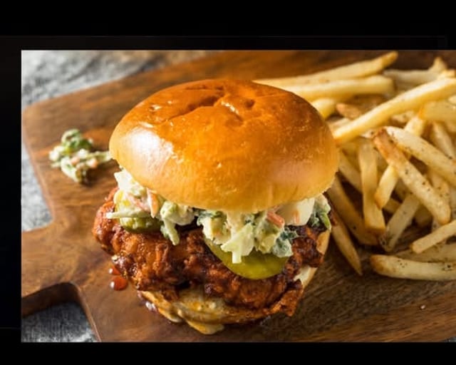 BBQ Fried Chicken.